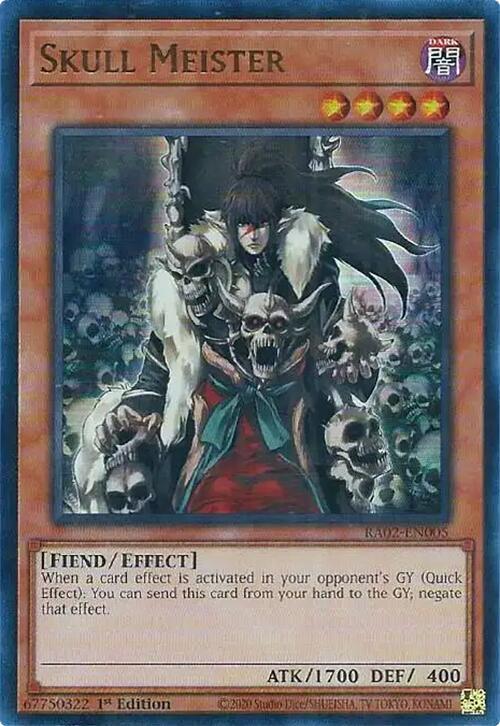 Skull Meister (UR) (RA02-EN005) [Ultra Rare] - Yu-Gi-Oh!