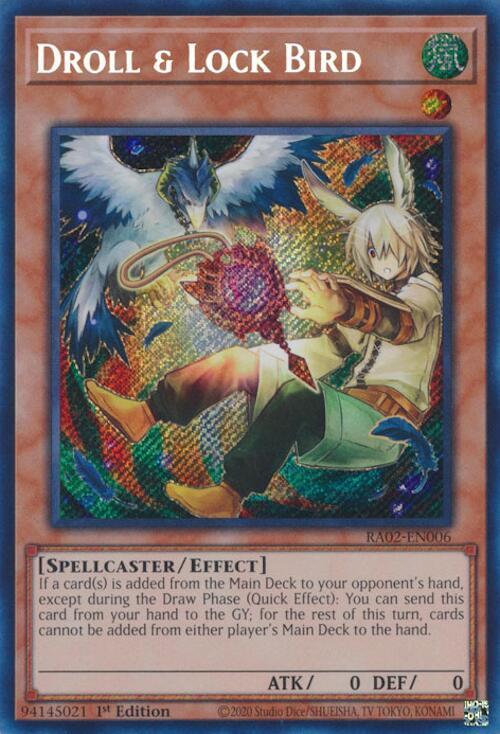 Droll & Lock Bird (Alternate Art) (Secret Rare)