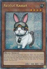 Rescue Rabbit (Quarter Century Secret Rare) (RA02-EN008) - Yu-Gi-Oh!