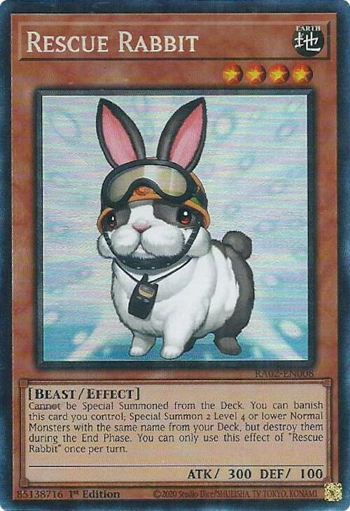 Rescue Rabbit (PCR) (RA02-EN008) [Prismatic Collector's Rare] - Yu-Gi-Oh!