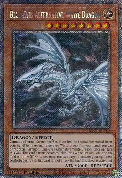 Blue-Eyes Alternative White Dragon (Platinum Secret Rare) (RA02-EN010) - Yu-Gi-Oh!