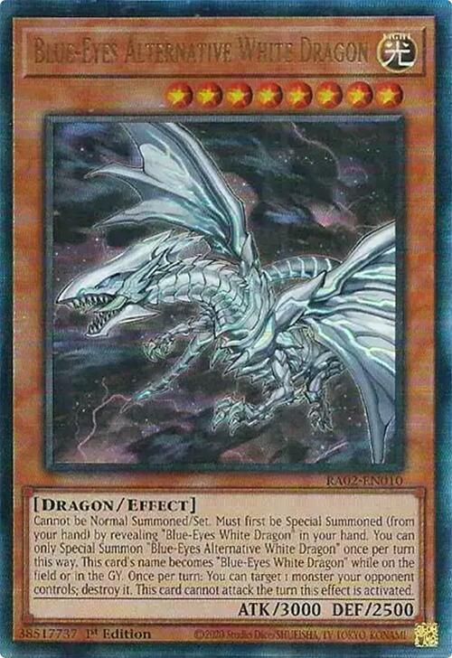 Blue-Eyes Alternative White Dragon (PUR) (RA02-EN010) [Prismatic Ultimate Rare] - Yu-Gi-Oh!