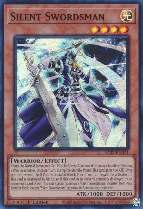 Silent Swordsman (RA02-EN011) [Super Rare] - Yu-Gi-Oh!