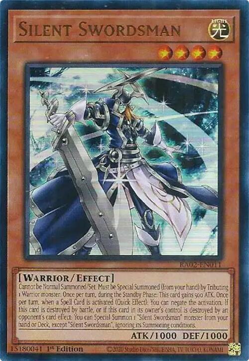 Silent Swordsman (UR) (RA02-EN011) [Ultra Rare] - Yu-Gi-Oh!