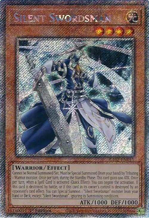 Silent Swordsman (Platinum Secret Rare) (RA02-EN011) - Yu-Gi-Oh!