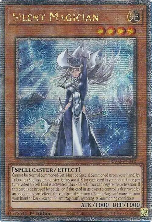 Silent Magician (Quarter Century Secret Rare) (RA02-EN012) - Yu-Gi-Oh!