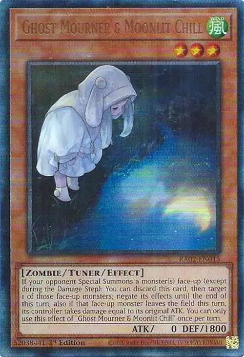Ghost Mourner & Moonlit Chill (Alternate Art) (PUR) (RA02-EN015) [Prismatic Ultimate Rare] - Yu-Gi-Oh!