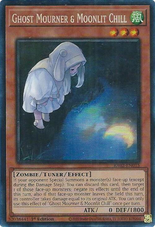 Ghost Mourner & Moonlit Chill (Alternate Art) (PCR) (RA02-EN015) [Prismatic Collector's Rare] - Yu-Gi-Oh!