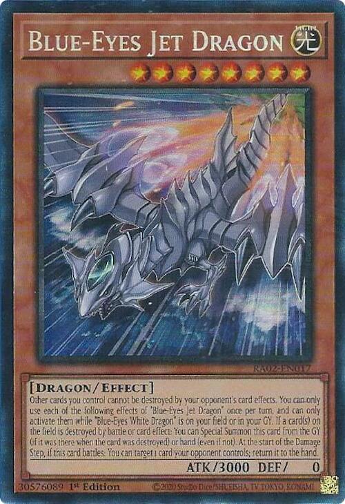 Blue-Eyes Jet Dragon (PCR) (RA02-EN017) [Prismatic Collector's Rare] - Yu-Gi-Oh!