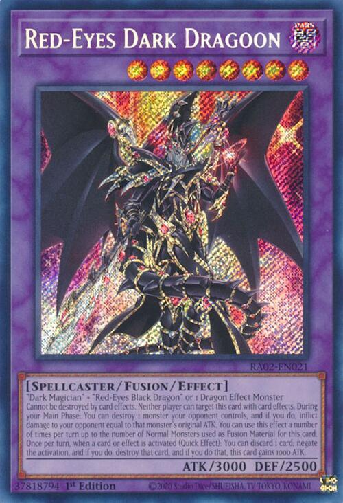Red-Eyes Dark Dragoon (Secret Rare) (RA02-EN021) - Yu-Gi-Oh!