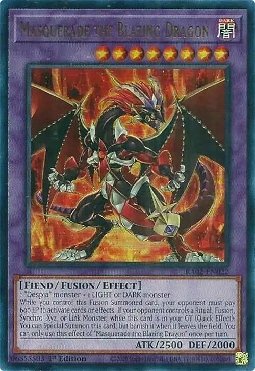 Masquerade the Blazing Dragon (UR) (RA02-EN022) [Ultra Rare] - Yu-Gi-Oh!