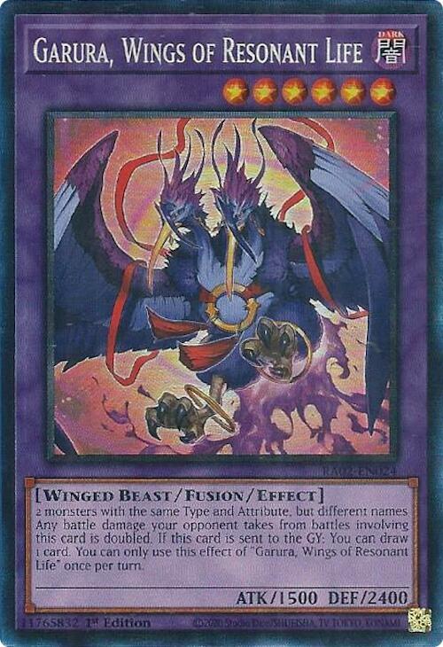 Garura, Wings of Resonant Life (PCR)