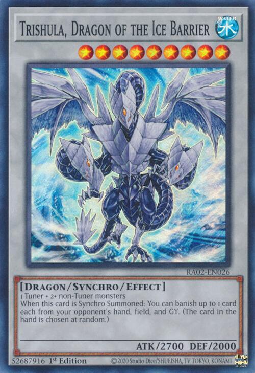 Trishula, Dragon of the Ice Barrier (RA02-EN026) [Super Rare] - Yu-Gi-Oh!