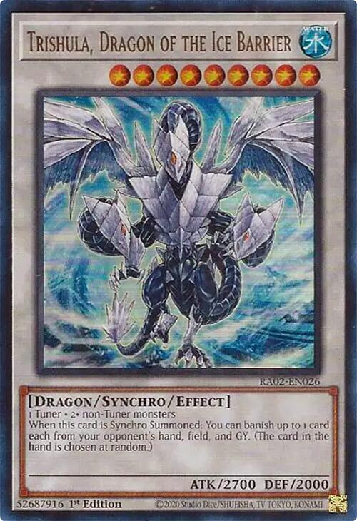 Trishula, Dragon of the Ice Barrier (UR) (RA02-EN026) [Ultra Rare] - Yu-Gi-Oh!