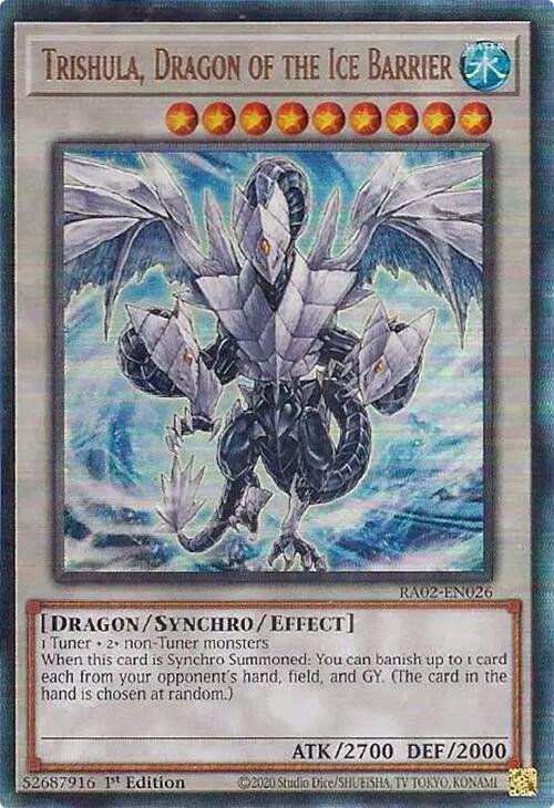 Trishula, Dragon of the Ice Barrier (PUR) (RA02-EN026) [Prismatic Ultimate Rare] - Yu-Gi-Oh!