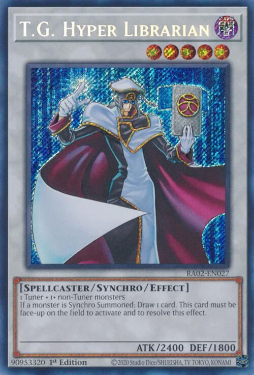 T.G. Hyper Librarian (Secret Rare) (RA02-EN027) - Yu-Gi-Oh!