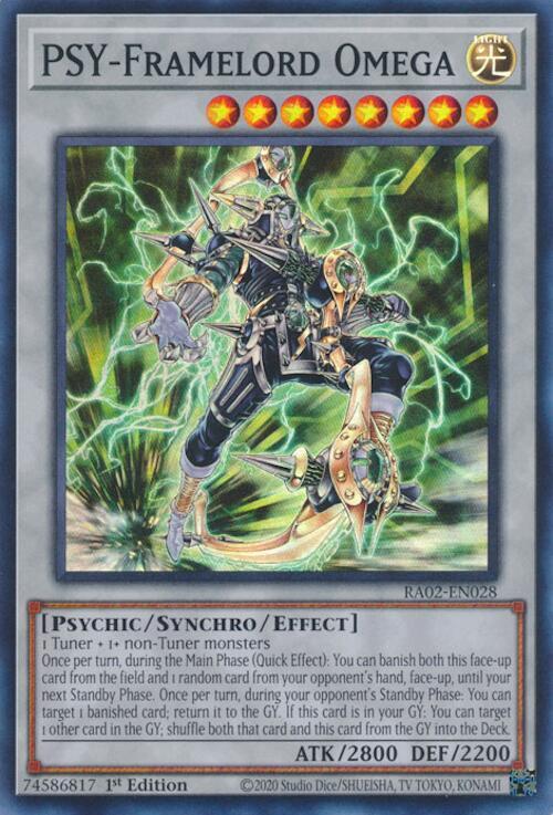 PSY-Framelord Omega (RA02-EN028) [Super Rare] - Yu-Gi-Oh!