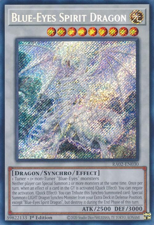 Blue-Eyes Spirit Dragon (Secret Rare) (RA02-EN030) - Yu-Gi-Oh!