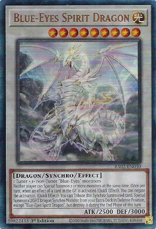 Blue-Eyes Spirit Dragon (PUR) (RA02-EN030) [Prismatic Ultimate Rare] - Yu-Gi-Oh!