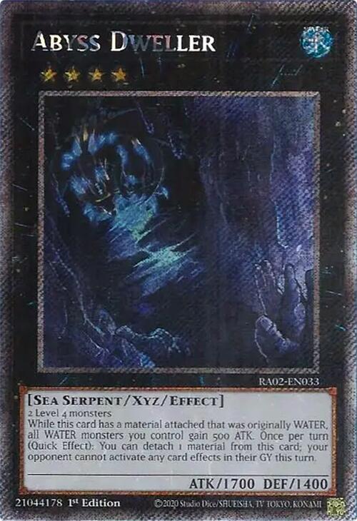 Abyss Dweller (Platinum Secret Rare) (RA02-EN033) - Yu-Gi-Oh!