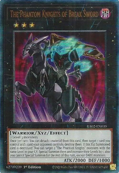The Phantom Knights of Break Sword (PUR) (RA02-EN035) [Prismatic Ultimate Rare] - Yu-Gi-Oh!