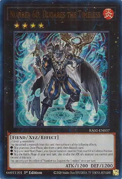 Number 60: Dugares the Timeless (UR) (RA02-EN037) [Ultra Rare] - Yu-Gi-Oh!