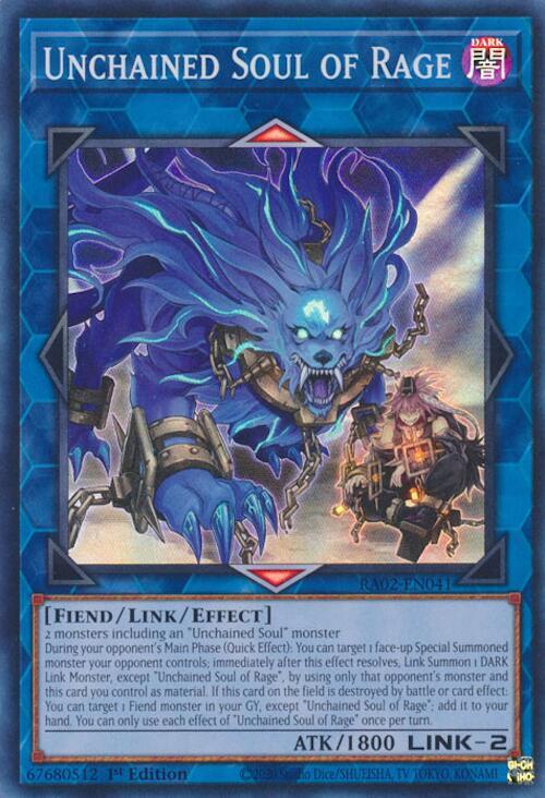 Unchained Soul of Rage (RA02-EN041) [Super Rare] - Yu-Gi-Oh!