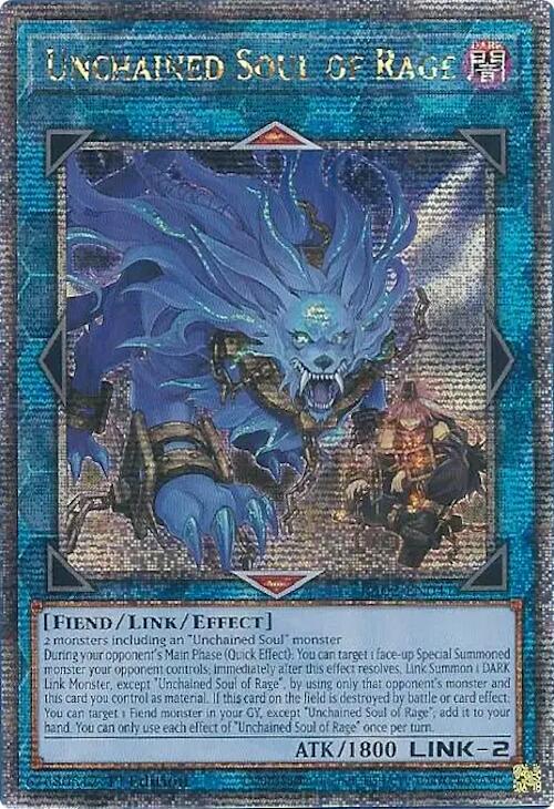 Unchained Soul of Rage (Quarter Century Secret Rare) (RA02-EN041) - Yu-Gi-Oh!