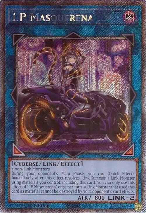 I:P Masquerena (Alternate Art) (Platinum Secret Rare) (RA02-EN042) - Yu-Gi-Oh!