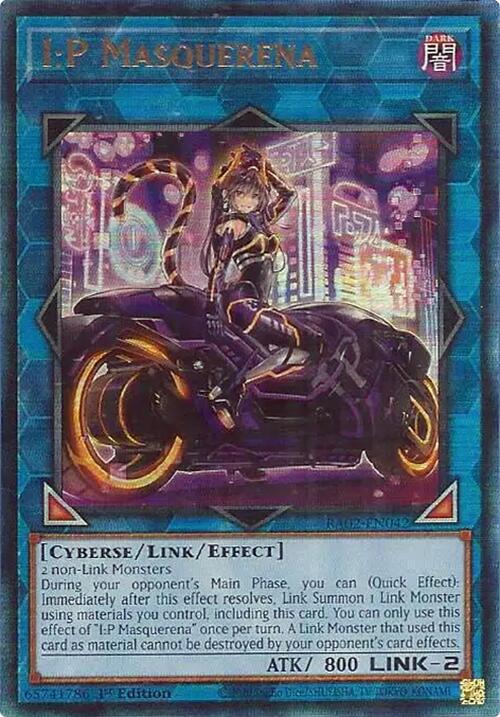 I:P Masquerena (Alternate Art) (PUR) (RA02-EN042) [Prismatic Ultimate Rare] - Yu-Gi-Oh!