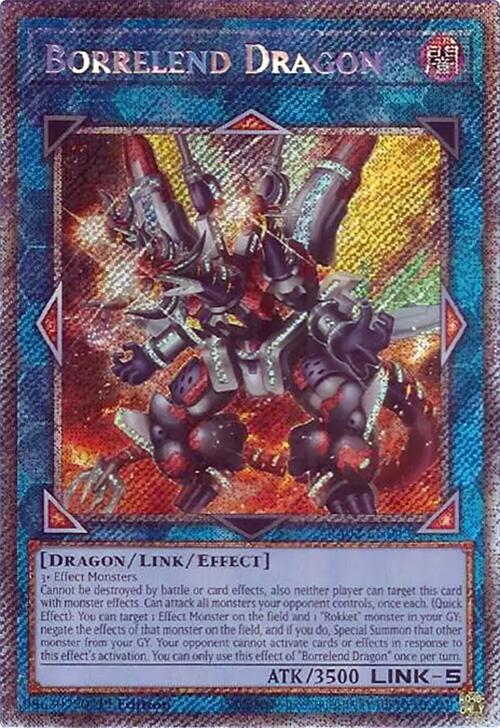 Borrelend Dragon (Platinum Secret Rare) (RA02-EN043) - Yu-Gi-Oh!