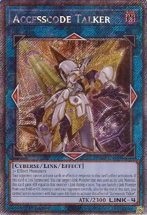 Accesscode Talker (Platinum Secret Rare) (RA02-EN044) - Yu-Gi-Oh!