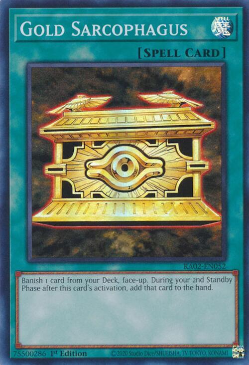 Gold Sarcophagus (RA02-EN052) [Super Rare] - Yu-Gi-Oh!