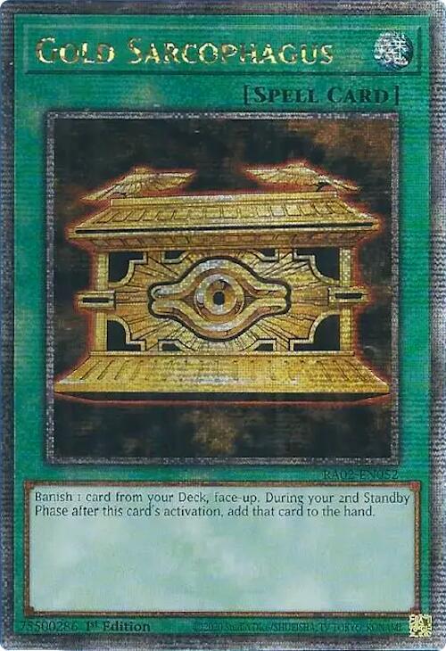 Gold Sarcophagus (Quarter Century Secret Rare)