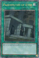 Preparation of Rites (Quarter Century Secret Rare) (RA02-EN056) - Yu-Gi-Oh!
