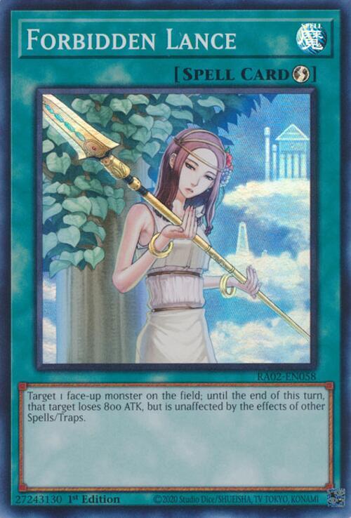 Forbidden Lance (RA02-EN058) [Super Rare] - Yu-Gi-Oh!