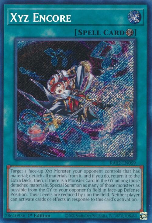 Xyz Encore (Secret Rare) (RA02-EN059) - Yu-Gi-Oh!