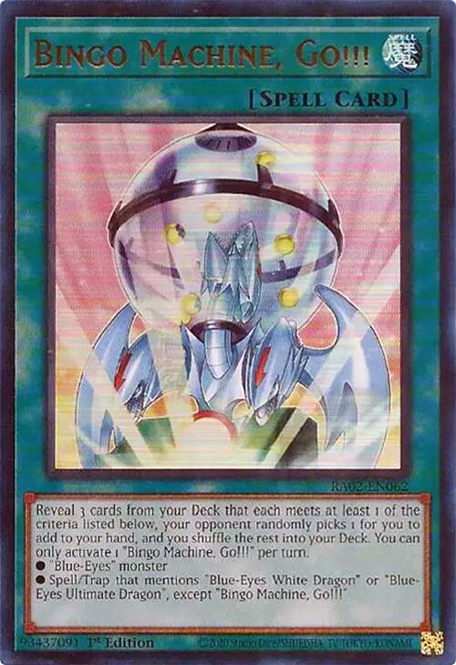 Bingo Machine, Go!!! (UR) (RA02-EN062) [Ultra Rare] - Yu-Gi-Oh!