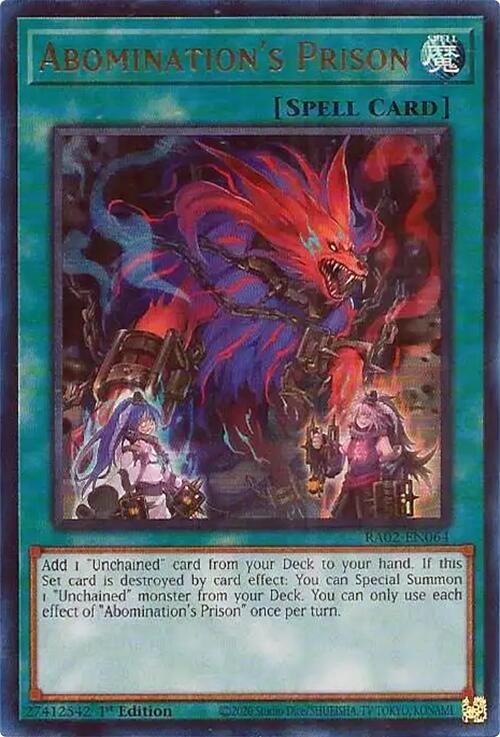 Abomination's Prison (UR) (RA02-EN064) [Ultra Rare] - Yu-Gi-Oh!