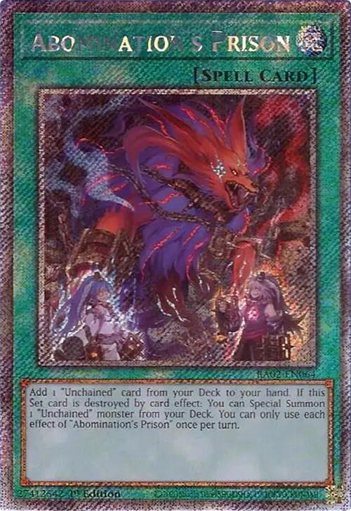 Abomination's Prison (Platinum Secret Rare) (RA02-EN064) - Yu-Gi-Oh!