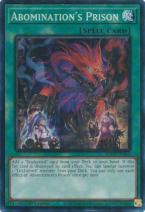 Abomination's Prison (PCR) (RA02-EN064) [Prismatic Collector's Rare] - Yu-Gi-Oh!