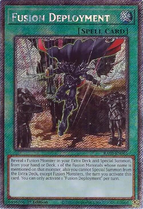 Fusion Deployment (Platinum Secret Rare) (RA02-EN065) - Yu-Gi-Oh!