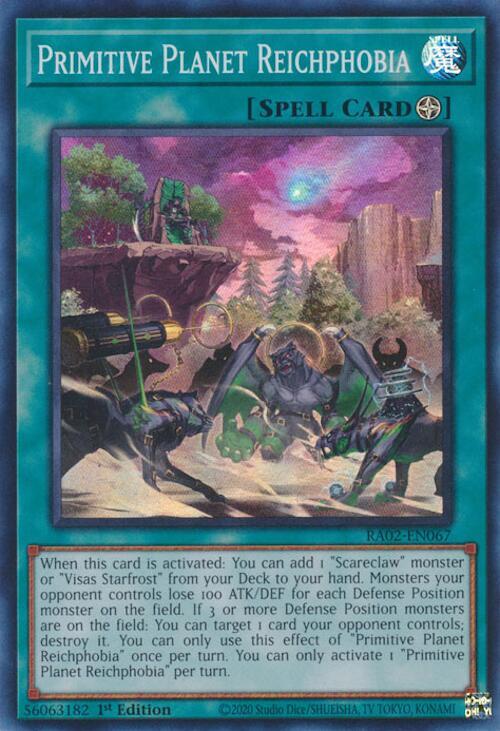 Primitive Planet Reichphobia (RA02-EN067) [Super Rare] - Yu-Gi-Oh!