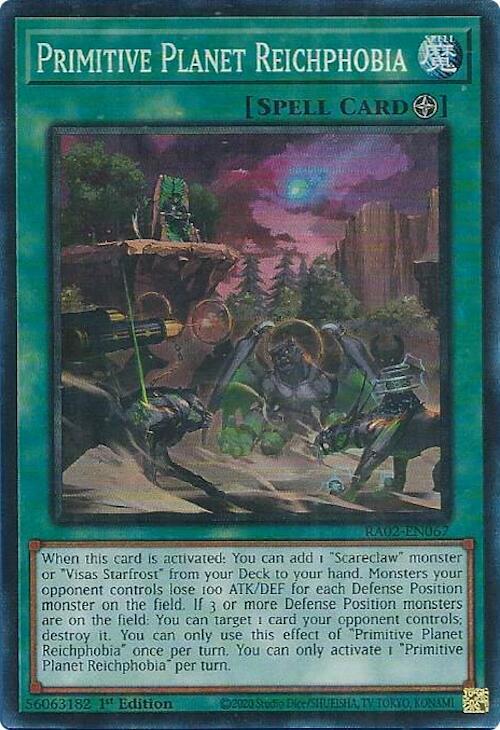 Primitive Planet Reichphobia (PCR) (RA02-EN067) [Prismatic Collector's Rare] - Yu-Gi-Oh!