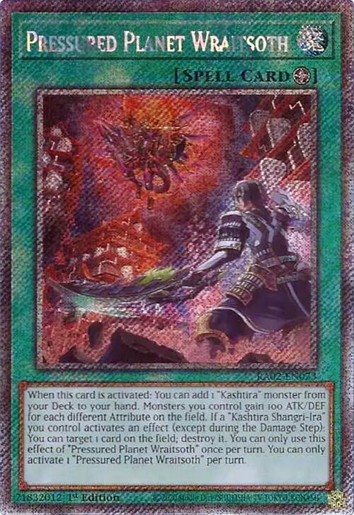 Pressured Planet Wraitsoth (Platinum Secret Rare)
