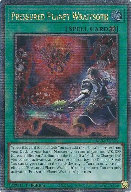 Pressured Planet Wraitsoth (Quarter Century Secret Rare) (RA02-EN073) - Yu-Gi-Oh!