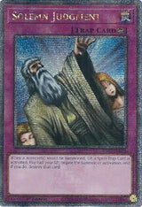 Solemn Judgment (Quarter Century Secret Rare) (RA02-EN075) - Yu-Gi-Oh!