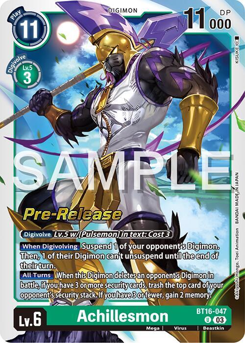 Achillesmon - Digimon Card Game