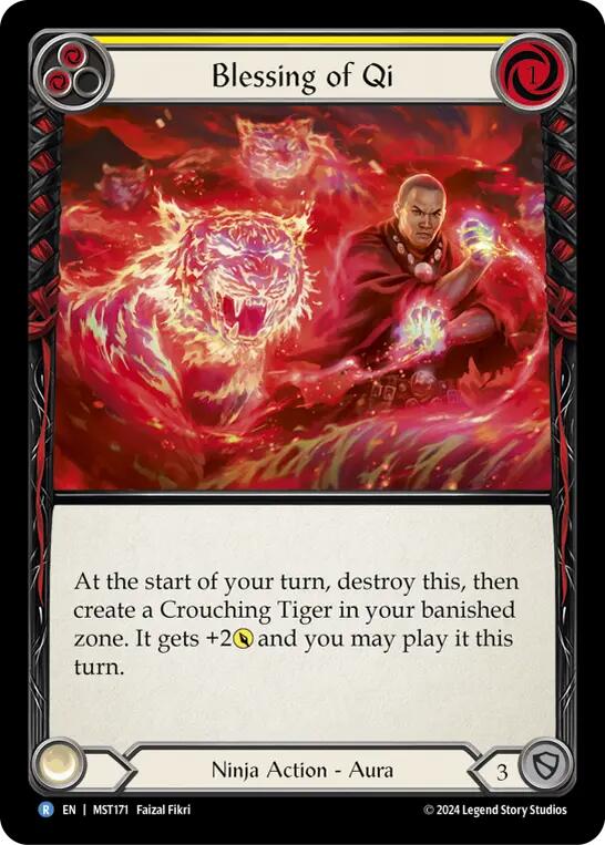Blessing of Qi (Yellow) [MST171] (Part the Mistveil) - Flesh And Blood