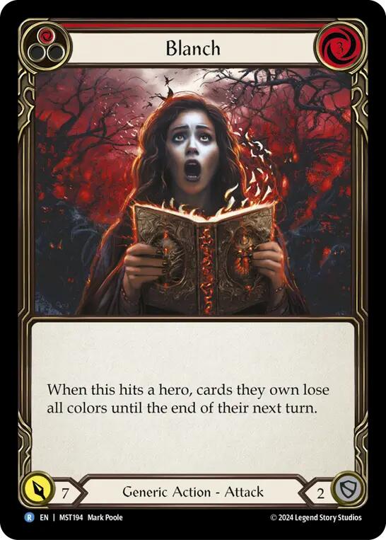 Blanch (Red) [MST194] (Part the Mistveil)  Rainbow Foil - Flesh And Blood
